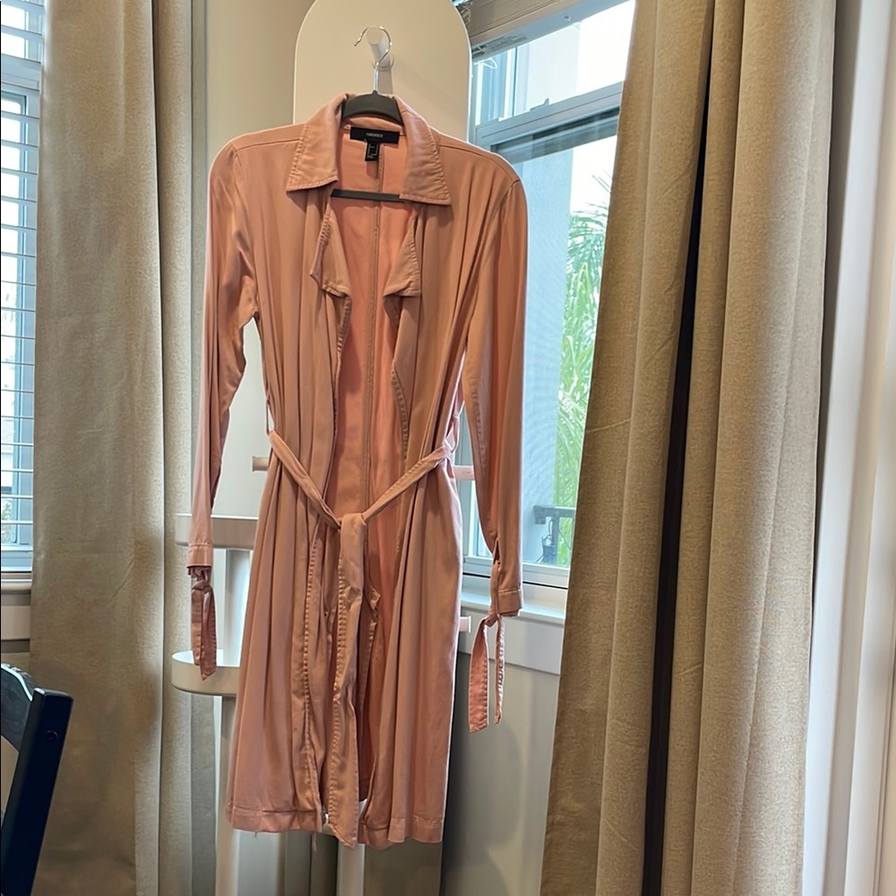 EUC Pink Trench Coat